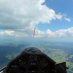 Flugwegposition um 14:01:37: Aufgenommen in der Nähe von Gemeinde Rainbach im Mühlkreis, Rainbach im Mühlkreis, Österreich in 2435 Meter
